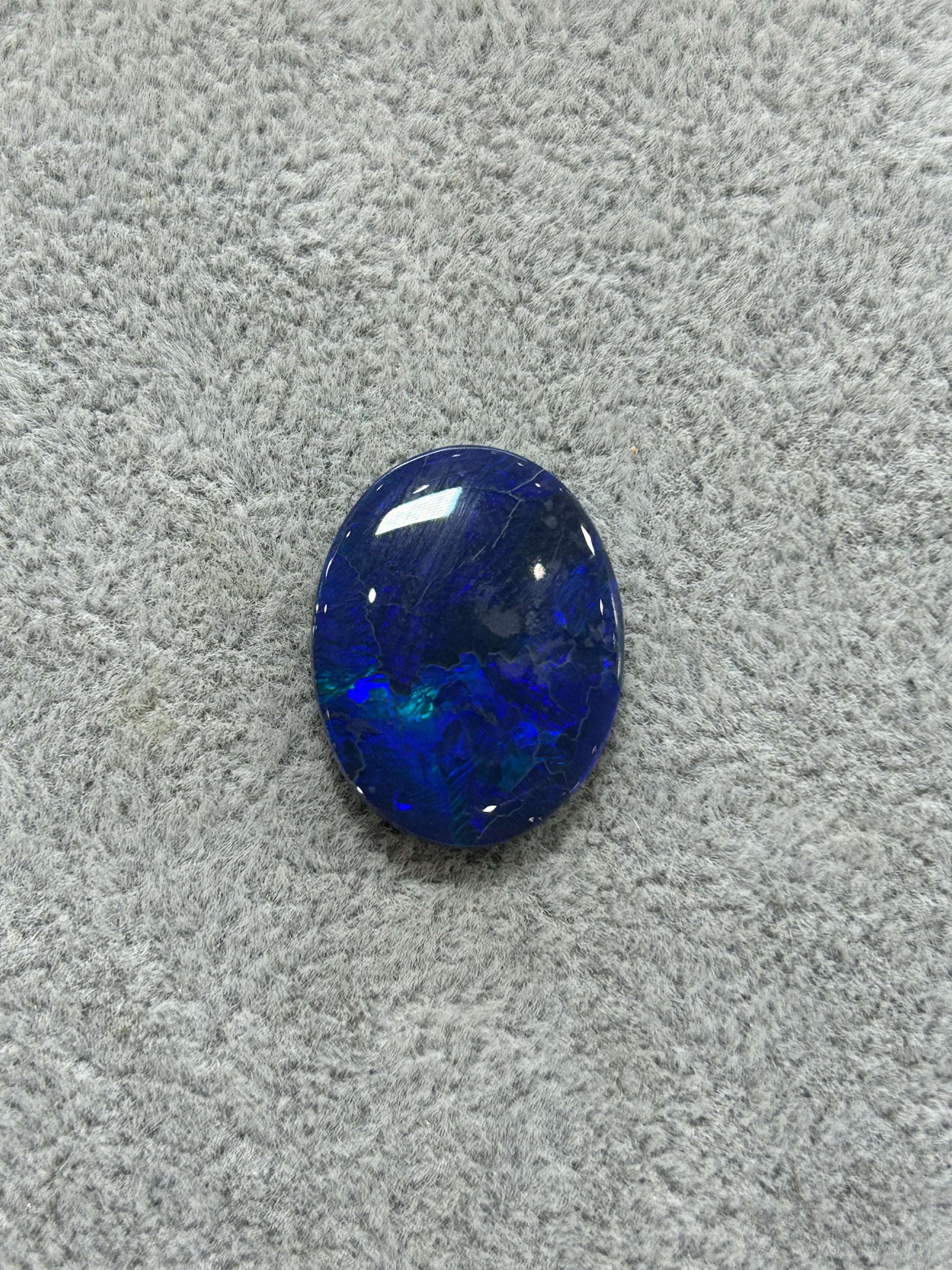 Deep blue opal