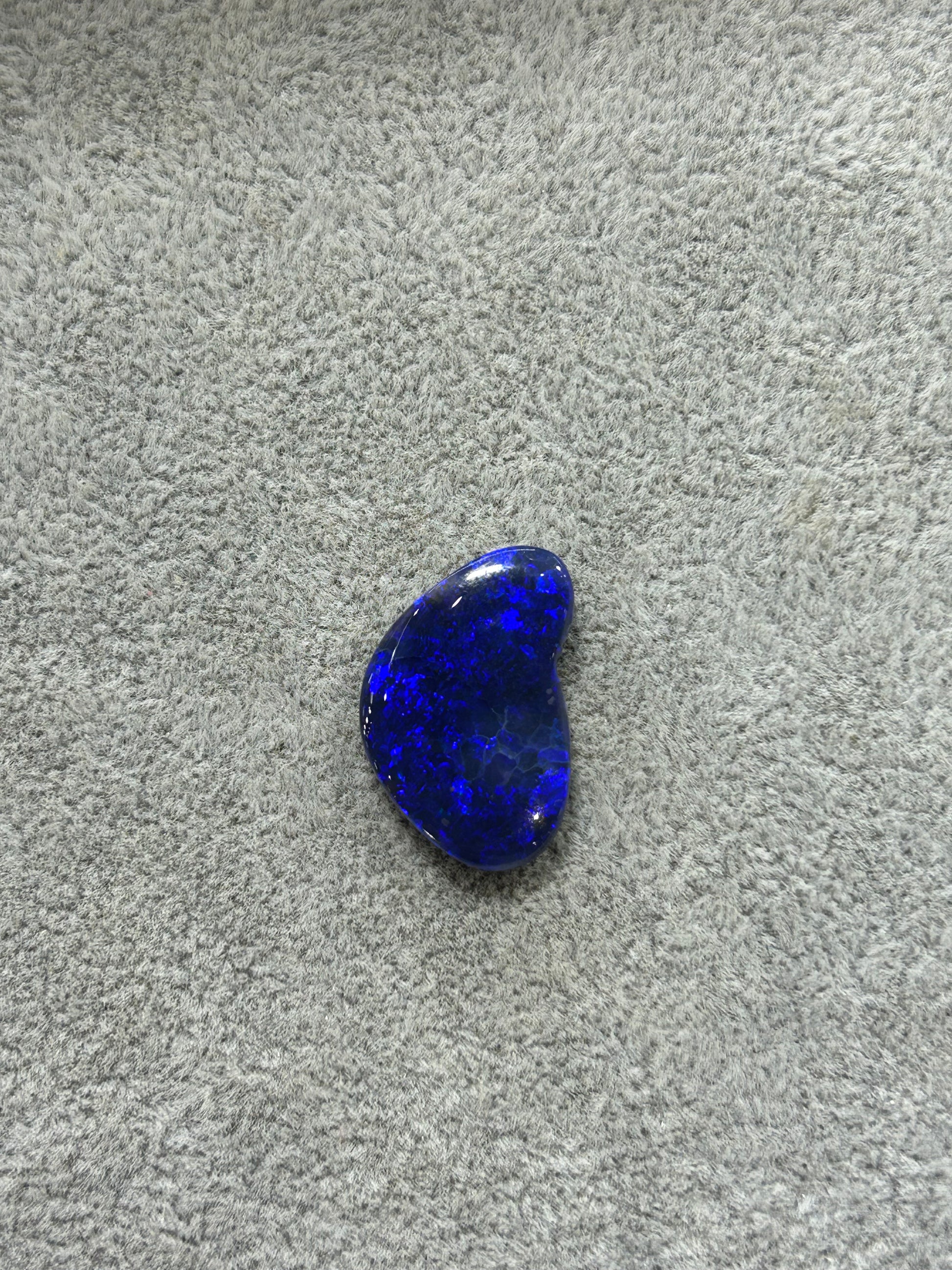 Unique blue opal