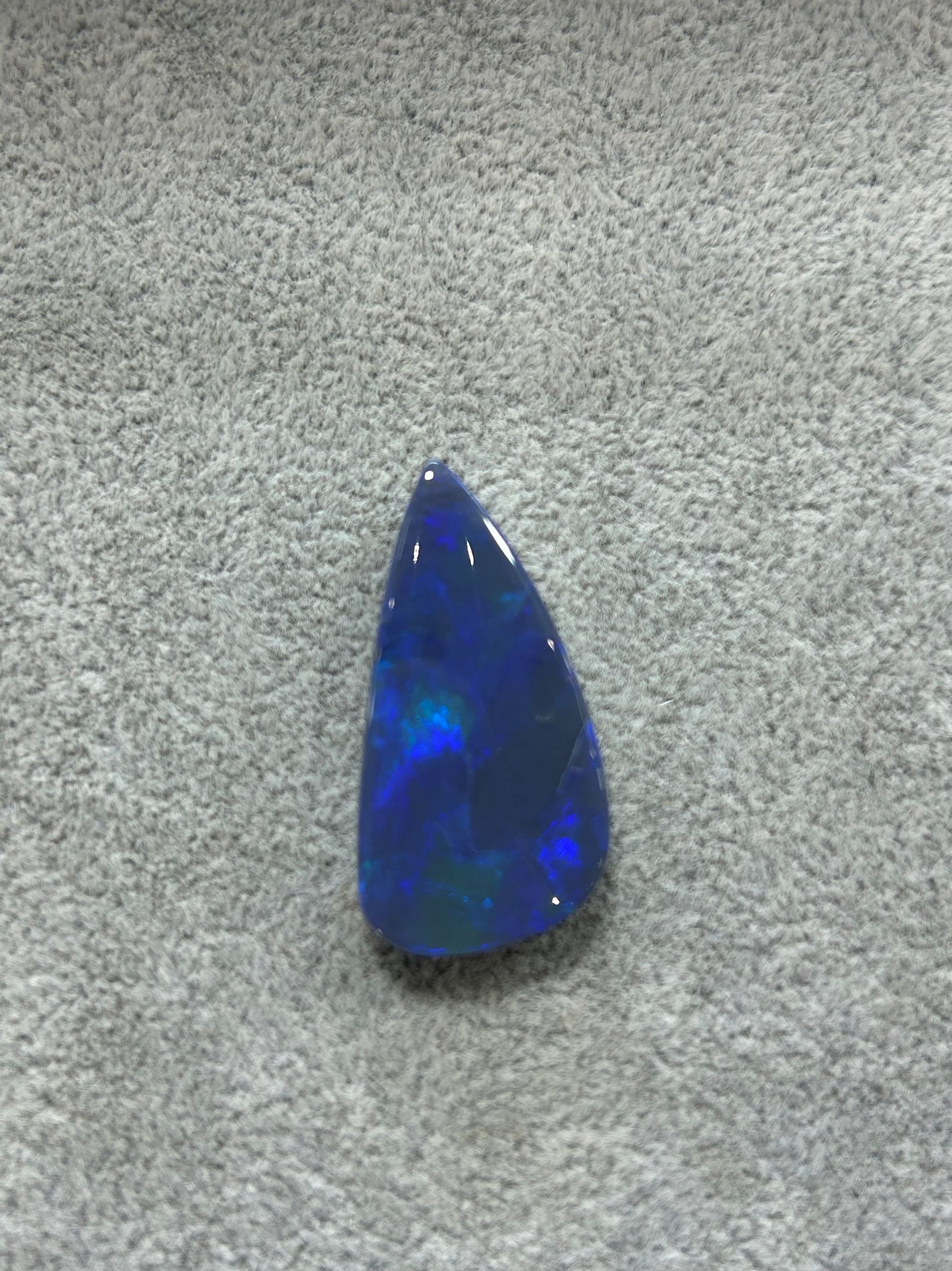 Tear drop Electric Blue opal